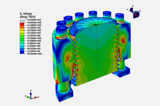 Расчет нестандартных опор и резьбовых узлов